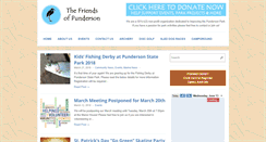 Desktop Screenshot of friendsofpunderson.com