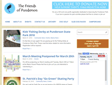Tablet Screenshot of friendsofpunderson.com